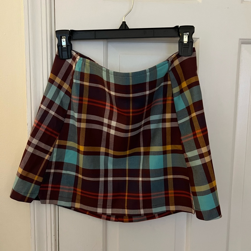 Urban Outfitters NWT Plaid Checkered Mini School Girl Skirt Size S